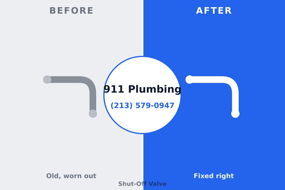 Before and after: plumbing company Langhorne, PA